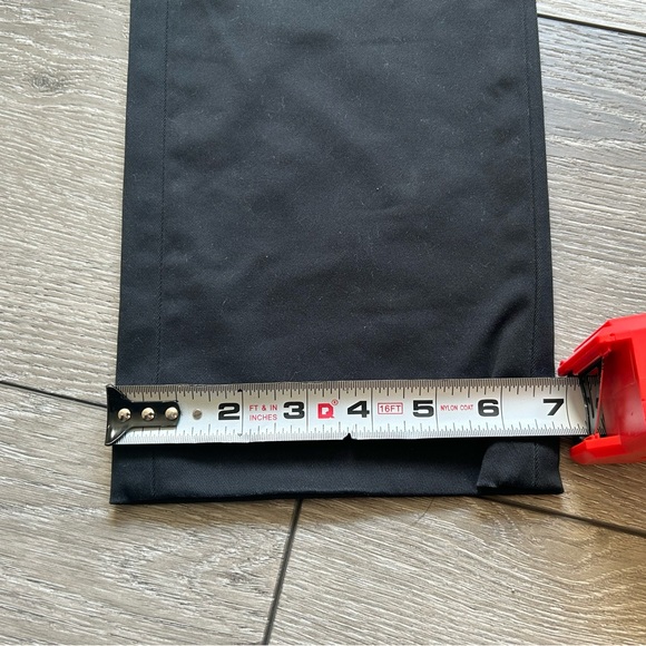 Banana Republic Pants Men 32x32 Black Fulton Chino Flat Front Classiccore Preppy - Picture 3 of 11